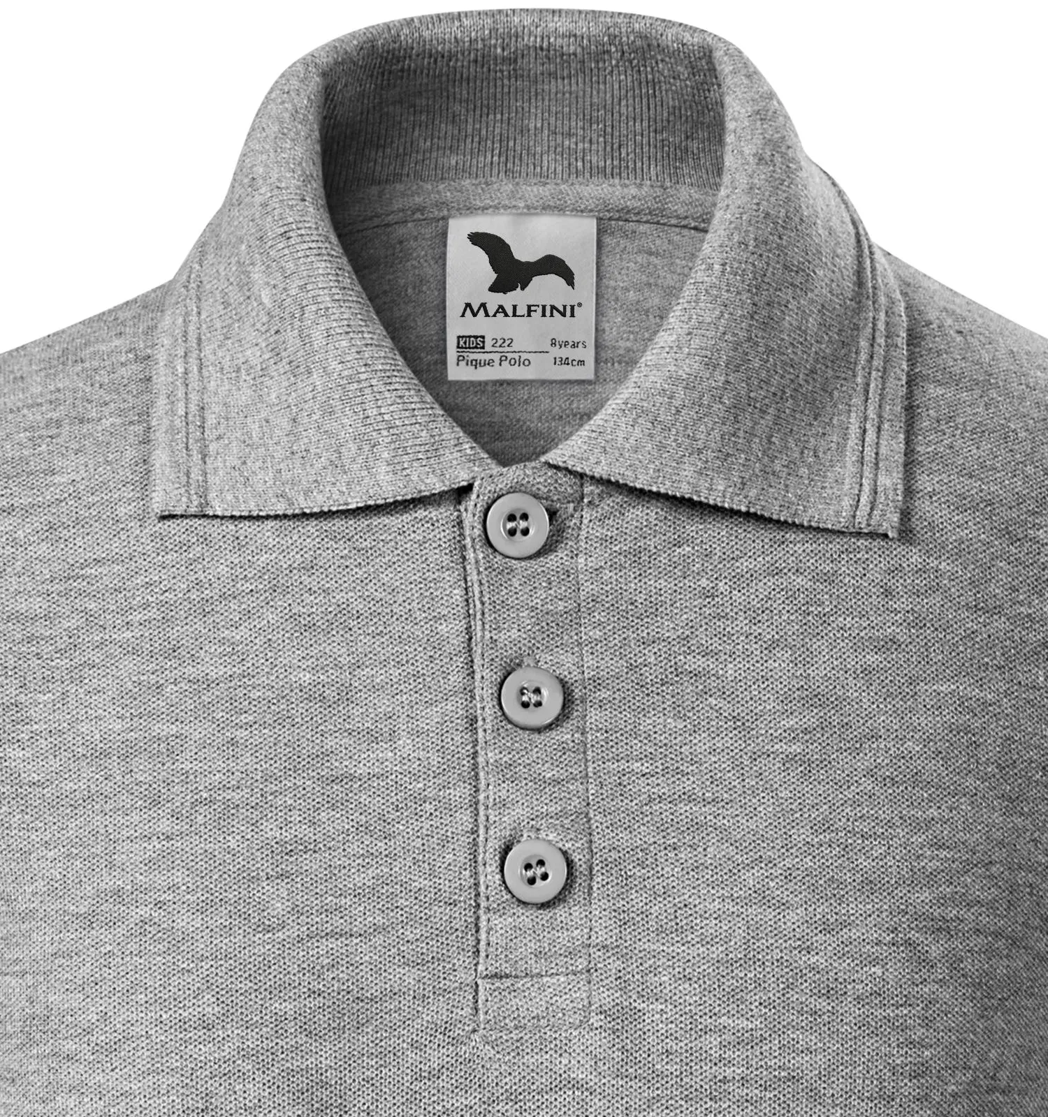 Polo-Shirt für Kinder - 3-Knopf-Verschluss