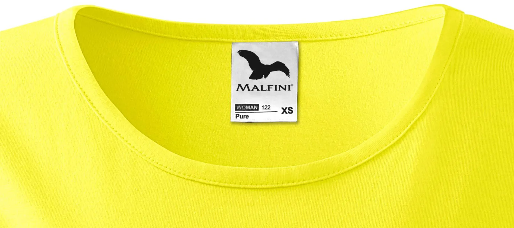 Damen T-Shirt mit sehr kurzen Ärmeln - Klassischer Rundhalsausschnitt