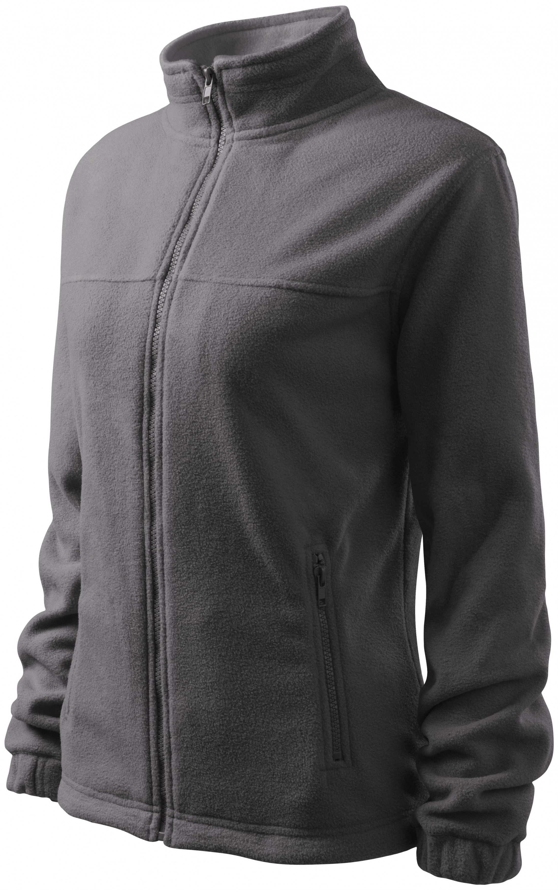 Damen Fleecejacke, stahlgrau, S