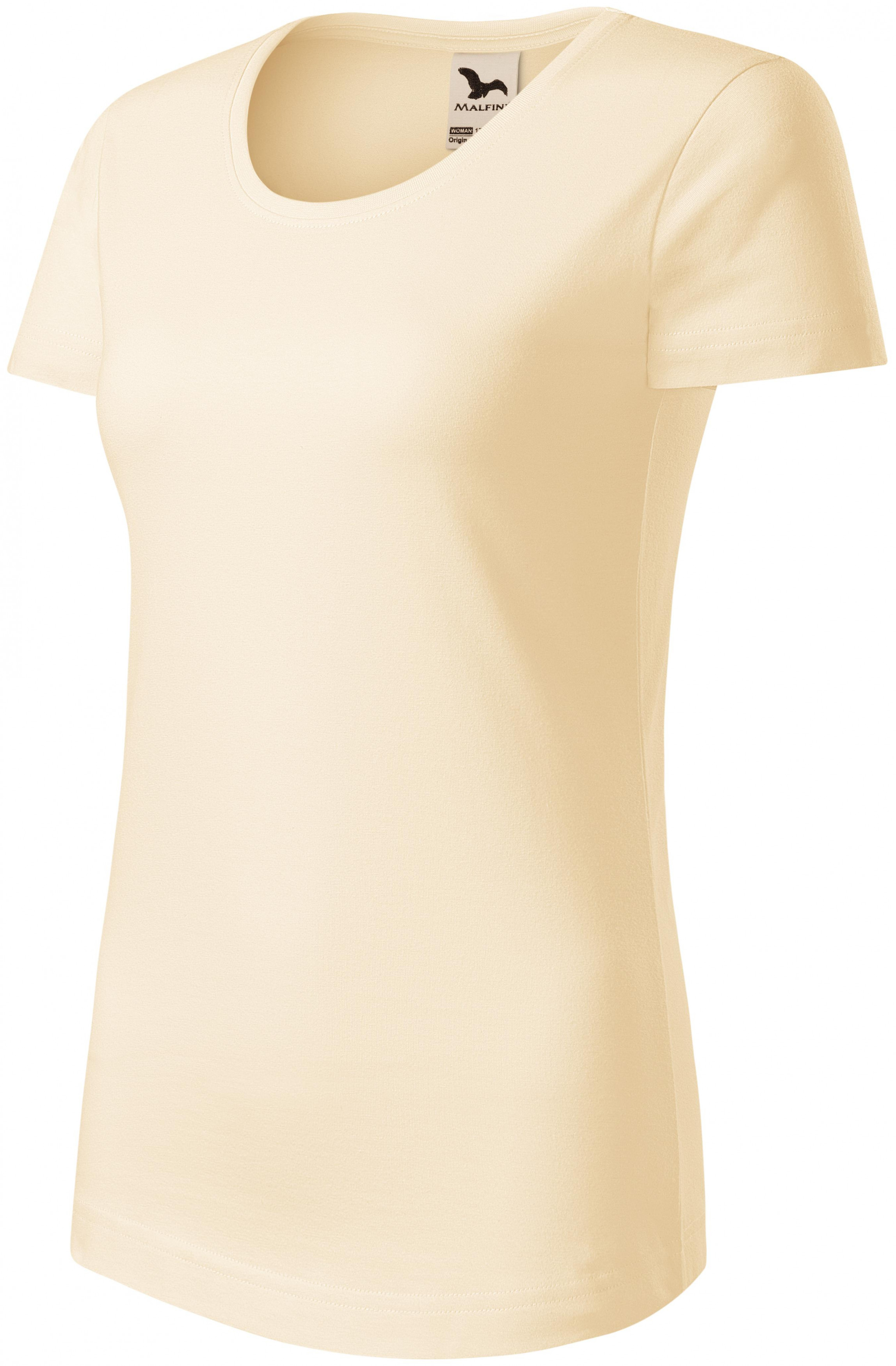 Damen T-Shirt, Bio-Baumwolle, mandel, 2XL