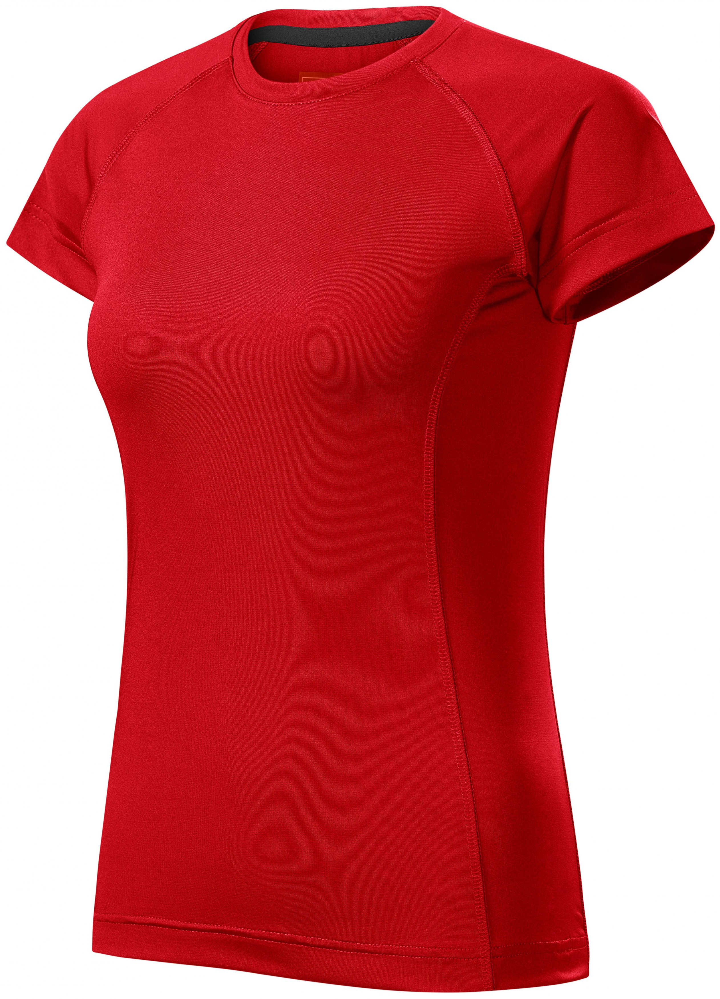 Damen-T-Shirt für den Sport, rot, XS
