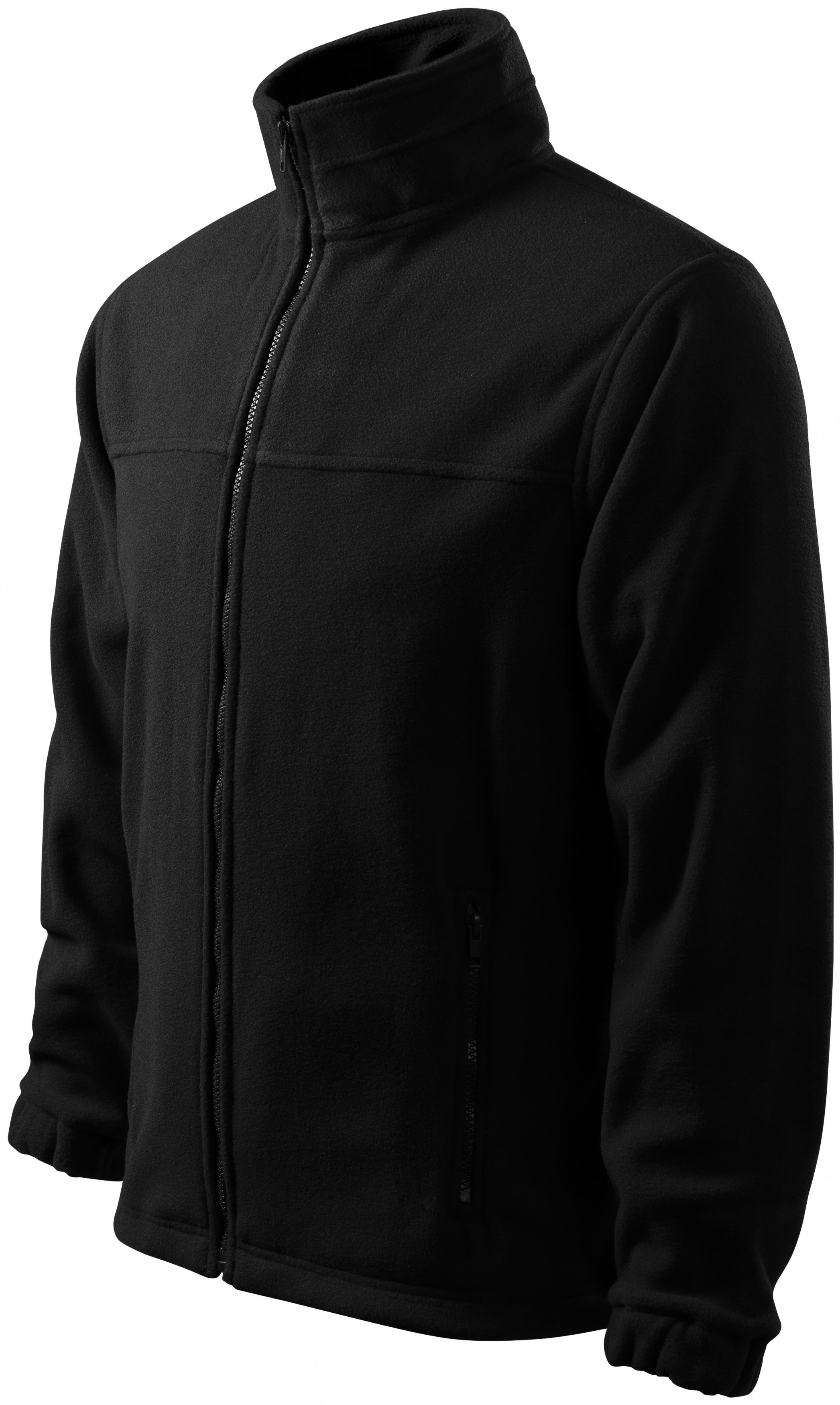 Fleecejacke für Herren, schwarz, S