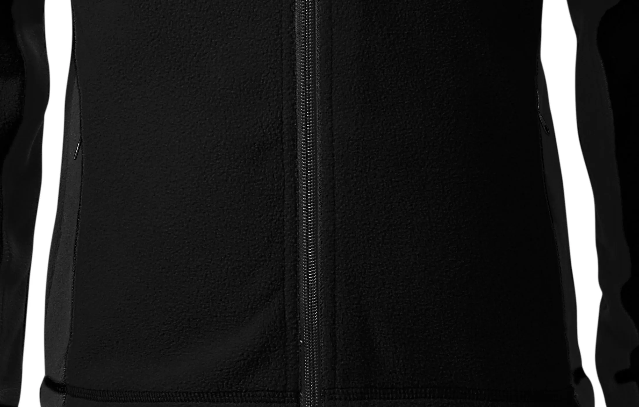 Fleece-Kontrastjacke für Kinder - Praktische Taschen mit Reißverschluss