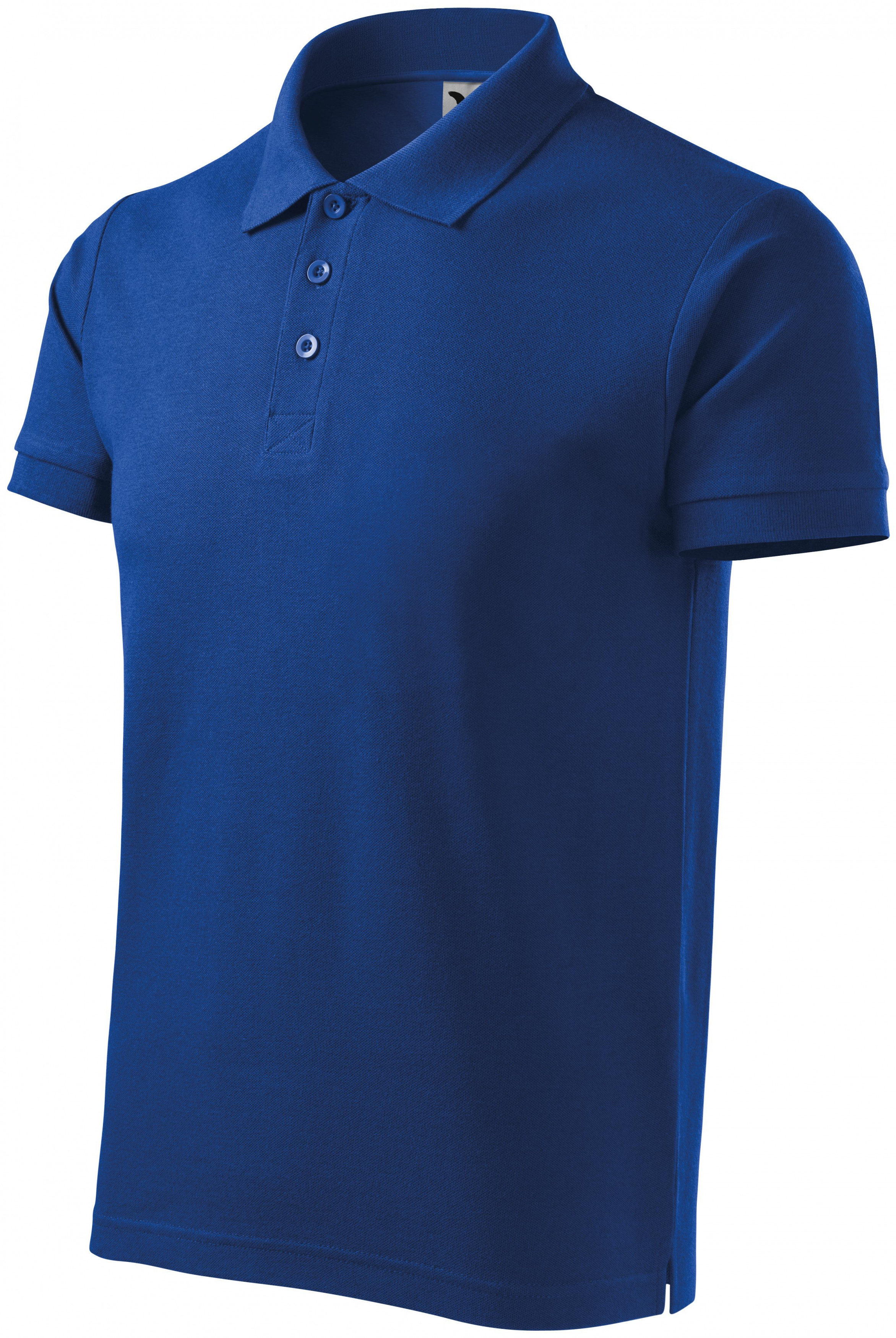 Gröberes Poloshirt für Herren, königsblau, XL