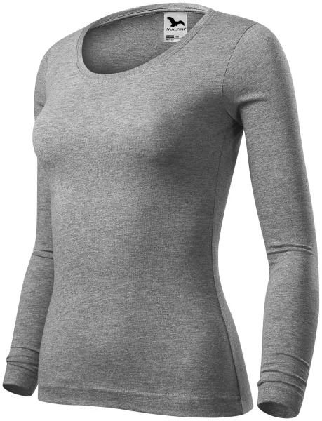 Damen T-Shirt mit langen Ärmeln - Damen Baumwoll-T-Shirt für jeden Tag