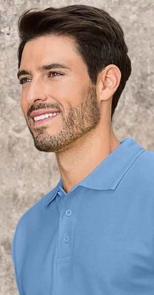 Loses Poloshirt der Männer - 3-Knopf-Verschluss