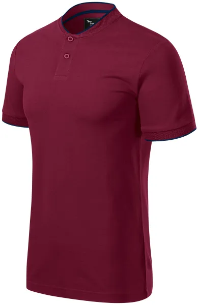 Herren-Poloshirt mit Bomberkragen - Herren-Poloshirt aus Baumwolle mit Bomberkragen