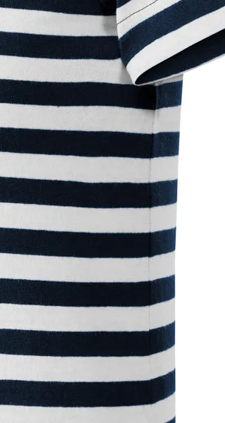 Navy T-Shirt für Kinder - Schnitt mit Seitennähten