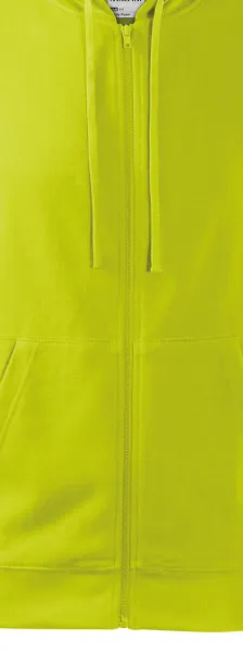 Herren Sweatshirt mit Kapuze - Reißverschluss in der Farbe des Sweatshirts