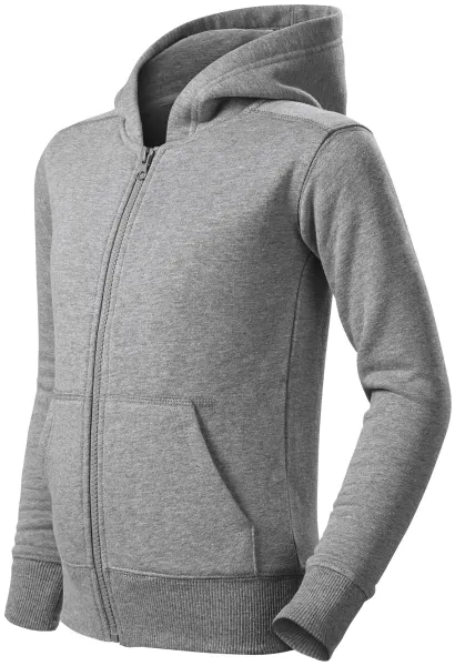 Kinder Sweatshirt mit Kapuze - Kinder-Sweatshirt mit Reißverschluss und Kapuze
