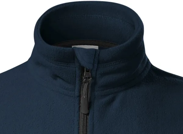 Damen Fleece-Kontrastjacke - Reißverschluss bis zum Kinn
