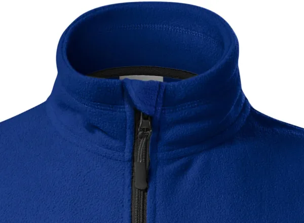 Damen Fleece-Kontrastjacke - Reißverschluss bis zum Kinn