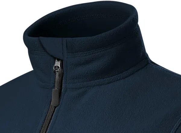 Damen Fleece-Kontrastjacke - Hochgestellter Kragen zum Schutz vor Kälte im Nacken