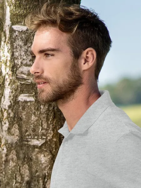 Einfaches Herren Poloshirt - 2-Knopf-Verschluss