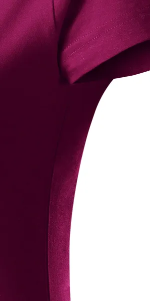 Damen einfaches T-Shirt - Schnitt mit Seitennähten