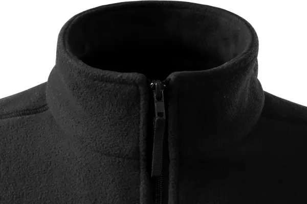 Klassische Fleeceweste - Reißverschluss bis zum Kinn