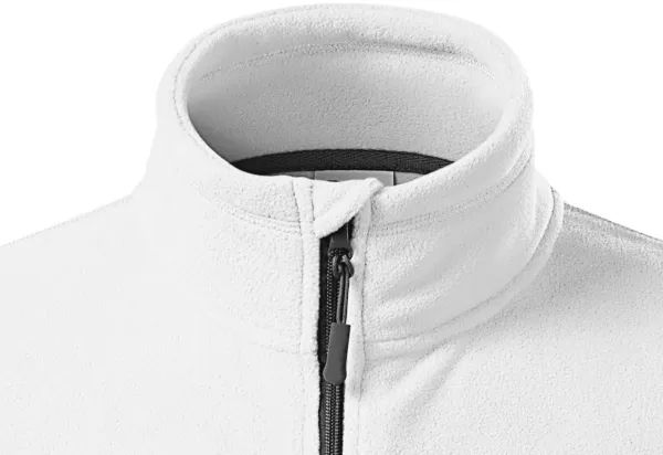 Fleece-Kontrastjacke für Herren - Reißverschluss bis zum Kinn