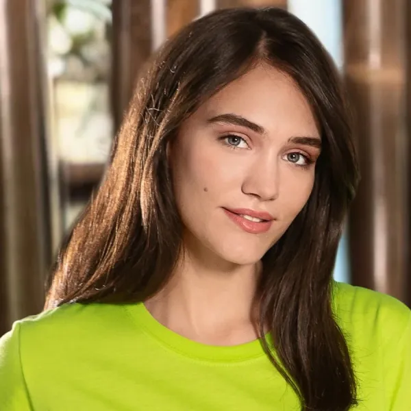 Damen klassisches T-Shirt - Klassischer Rundhalsausschnitt