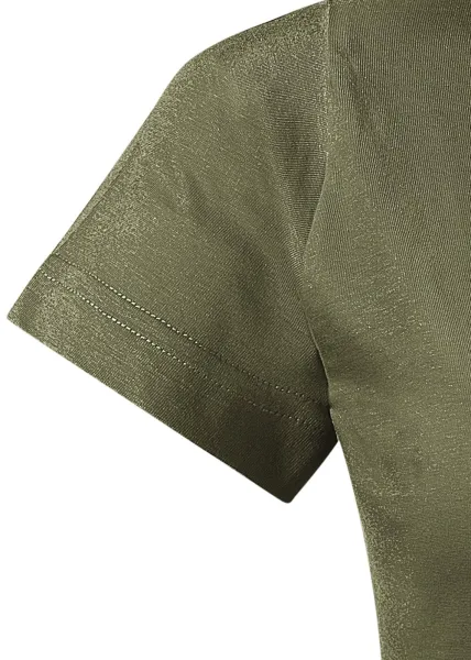 Damen einfaches T-Shirt - Klassische kurze Ärmel