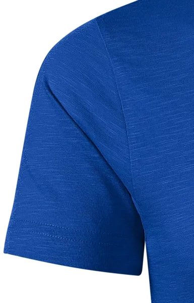 Herren-T-Shirt aus strukturierter Bio-Baumwolle - Klassische kurze Ärmel