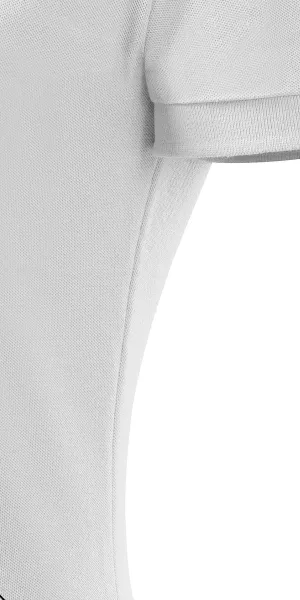 Damen einfaches Poloshirt - Mit Seitennähten geschnitten