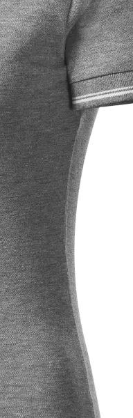 Damen Poloshirt mit kurzen Ärmeln - Schnitt mit Seitennähten