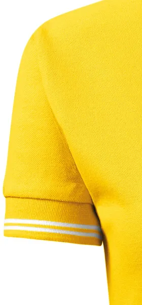Kontrast-Poloshirt für Damen - Klassische kurze Ärmel