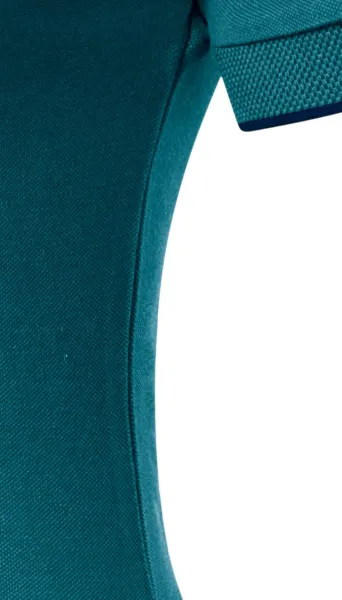 Damen-Poloshirt mit Bomberkragen - Mit Seitennähten geschnitten