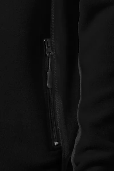 Fleece-Kontrastjacke für Herren - Praktische Taschen mit Reißverschluss