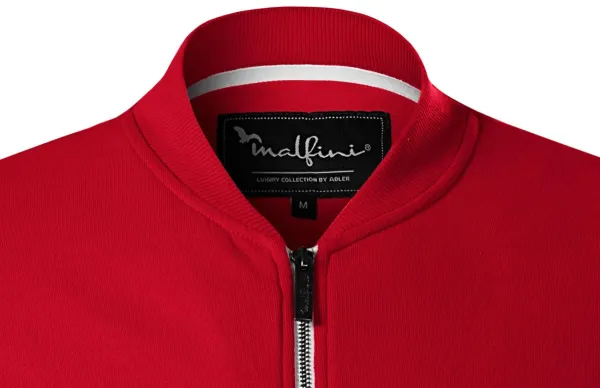 Herren Sweatshirt mit versteckten Taschen - Bomberkragen