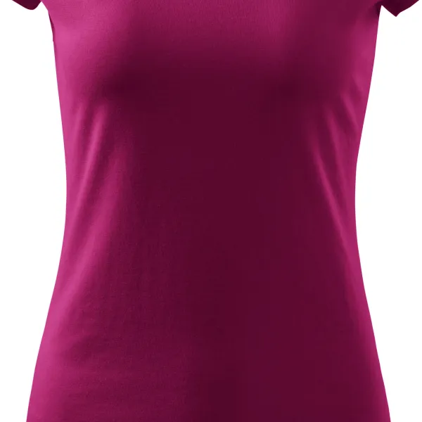 Damen T-Shirt mit sehr kurzen Ärmeln - Sanft taillierter Schnitt
