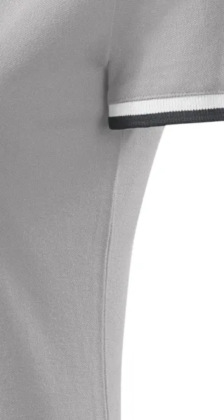 Damen Poloshirt mit Stehkragen - Mit Seitennähten geschnitten