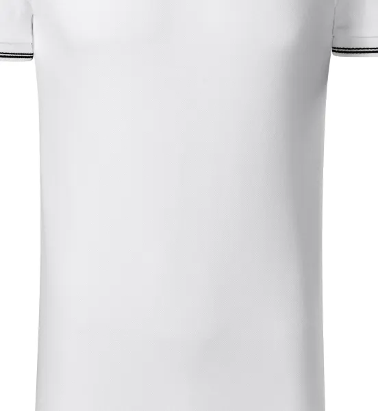 Kontrastiertes Poloshirt für Herren - Sanft taillierter Schnitt