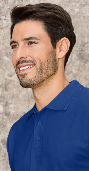 Loses Poloshirt der Männer - 3-Knopf-Verschluss