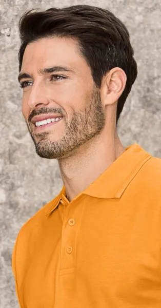 Loses Poloshirt der Männer - 3-Knopf-Verschluss