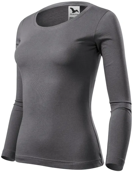 Damen T-Shirt mit langen Ärmeln - Damen Baumwoll-T-Shirt für jeden Tag