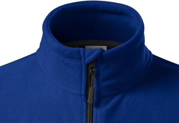 Fleece-Kontrastjacke für Herren - Reißverschluss bis zum Kinn
