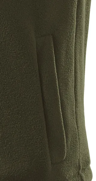 Klassische Fleeceweste - Praktische Taschen mit Reißverschluss