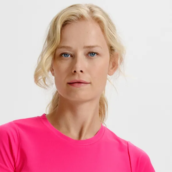 Damen Sport T-Shirt - Klassischer Rundhalsausschnitt