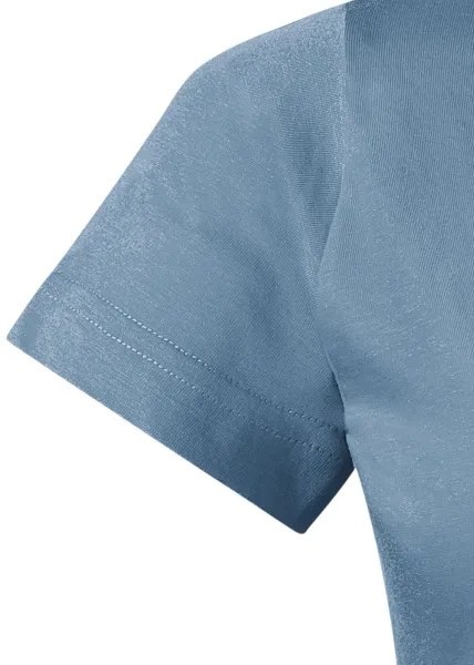 Damen einfaches T-Shirt - Klassische kurze Ärmel