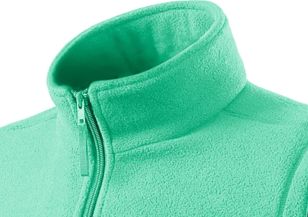 Klassische Fleeceweste - Hochgestellter Kragen zum Schutz vor Kälte im Nacken