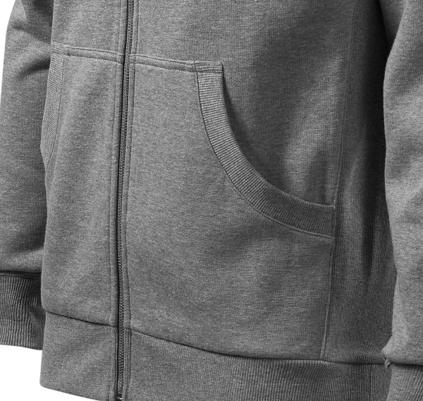 Herren Sweatshirt ohne Kapuze - Taschen im Känguru-Stil