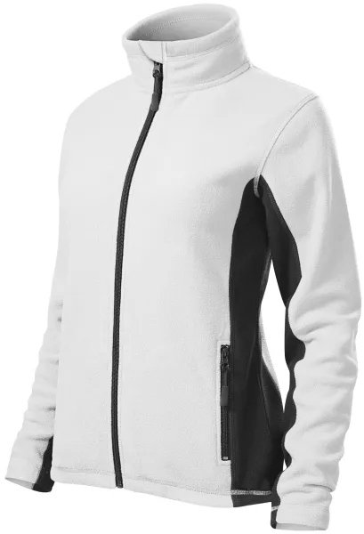 Damen Fleece-Kontrastjacke - Damen Fleecejacke mit Kontrastelementen