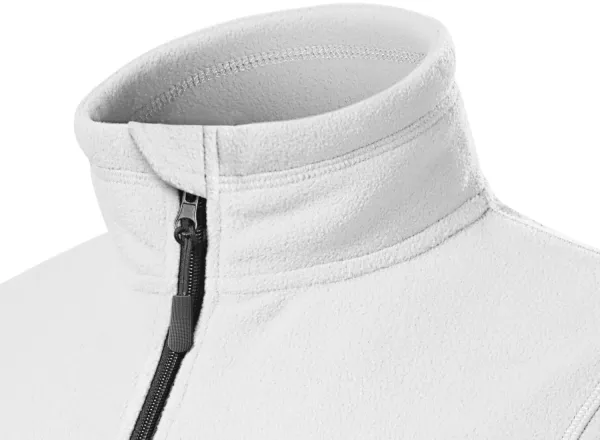 Damen Fleece-Kontrastjacke - Hochgestellter Kragen zum Schutz vor Kälte im Nacken