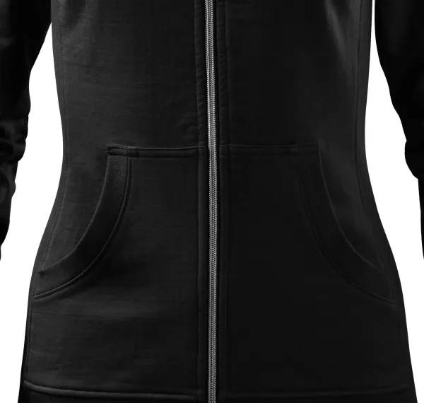 Damen Sweatshirt ohne Kapuze - Taillierter Schnitt mit Seitennähten