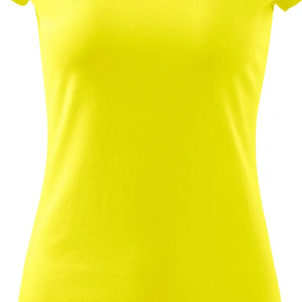 Damen T-Shirt mit sehr kurzen Ärmeln - Sanft taillierter Schnitt