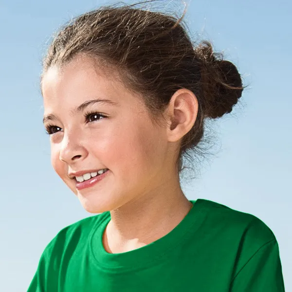 Leichtes Kinder T-Shirt - Klassischer Rundhalsausschnitt
