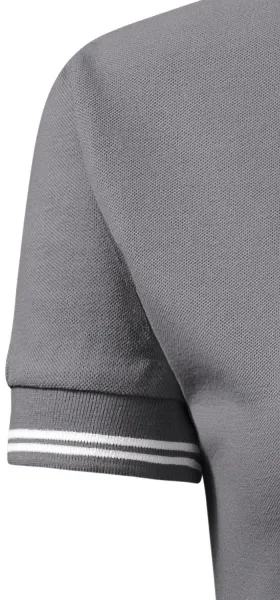 Kontrast-Poloshirt für Damen - Klassische kurze Ärmel