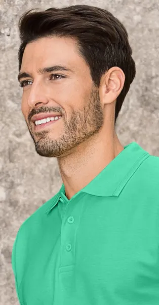 Loses Poloshirt der Männer - 3-Knopf-Verschluss