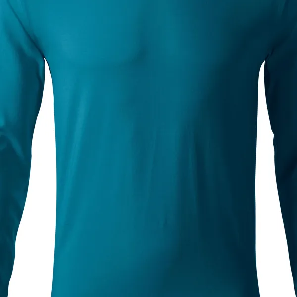 Eng anliegendes Herren T-Shirt mit langen Ärmeln - Leicht taillierter Schnitt